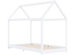 Vidaxl Struttura Letto Per Bambini In Pino Massiccio Bianco 90 X 200 Cm