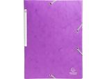 Raccoglitore Con Elastico E 3 Lembi In Cartoncino Monoblocco Scotten Manila 425G Nature Future, Per Formato Din A4 Violet