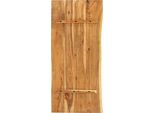 Piano Bagno In Legno Massiccio Di Acacia 140X52X2,5 Cm