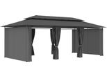 Padiglione Con Tende 600X298X270 Cm Antracite