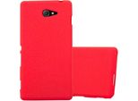 Cadorabo Custodia Protettiva Per Sony Xperia M2 / M2 Aqua Custodia In Rosso Per Telefono Cellulare Tpu Etui Cover Case