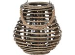 Lanterna Clayre & Eef Ø 23X23 Cm Legno Marrone