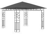 Padiglione Con Zanzariera 3X3X2,73 M Antracite 180 G/M²