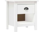 Vidaxl Comodini 2 Pz. Collina 46X35X49,5 Cm In Legno Di Pino Massiccio