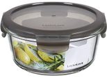 Locknlock Oven Glass 650Ml Ø 155 X 75 Mm, Deckelfarbe Grau LLG831G
