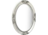 Vidaxl Specchio Da Parete In Stile Barocco 50X70 Cm Argento