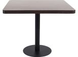 Vidaxl Tavolo Da Bistrot Marrone Scuro 80X80 Cm Mdf