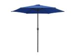 Vidaxl Ombrellone Con Palo In Alluminio 270X246 Cm Azzurro