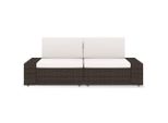 Syfax™ Divano Modulare A 2 Posti In Polyrattan Marrone