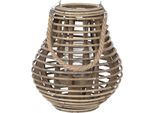 Lanterna Clayre & Eef Ø 26X28 Cm Legno Marrone