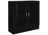 Vetrina Nera 82,5X30,5X80 Cm Materiale A Base Di Legno