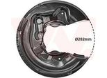 Piastra Di Ancoraggio Posteriore Sinistra Da Van Wezel Per Disco Freno-Ø282 Mm (0334373) Piastra Impianto Frenante