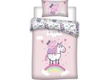 Peppa Pig Bettbezug Unicorno 140 X 200 Cm Baumwolle