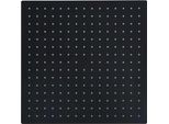 Vidaxl Doccia A Pioggia In Acciaio Inox 40X40 Cm Quadrato Nero
