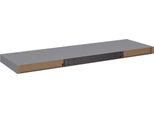 Vidaxl Scaffale Galleggiante Grigio 80X23,5X3,8 Cm Mdf