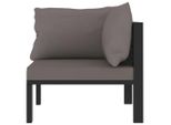 Syfax™ Idaxl Divano Angolare Modulare Bracciolo Sinistro Polyrattan Antracite