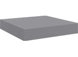 Vidaxl Scaffale Galleggiante Grigio 23X23,5X3,8 Cm Mdf