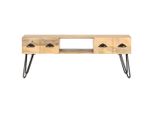 Syfax™ Mobile Porta Tv 120X35X45 Cm Legno Massello Di Mango