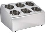 Lacor 33126 Vassoio Per Posate, 6 Portaposate