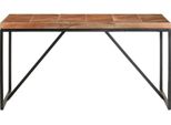 Vidaxl Tavolo Da Pranzo 140X70X76 Cm In Legno Massiccio Di Acacia E Mango
