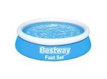 Bestway Fast Set Piscina Gonfiabile Rotonda 183X51 Cm Blu