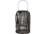 Lanterna Clayre & Eef Ø 25X36 Cm Legno Marrone