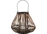 Lanterna Clayre & Eef Ø 36X30 Cm Legno Marrone