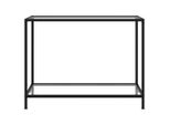Syfax™ Tavolo Consolle Trasparente 100X35X75 Cm In Vetro Temperato