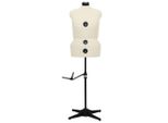 Vidaxl Manichino Da Sarto Regolabile Crema Donna L Taglia 44-50