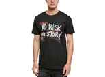Mister Tee - Camicia Grafica - No Risk No Story Nero - Xxl