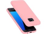 Cadorabo Custodia Protettiva Per Samsung Galaxy S7 Edge In Rosa Custodia Del Telefono Cellulare Case Cover Tpu Etui