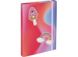 Baagl Cartelle Per Quaderni Scolastici A4 Hippie