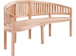 Panchina Banana 200 Cm In Legno Massiccio Teak