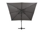 Vidaxl Ombrello Ampel Con Ventilazione 300X300 Cm Antracite