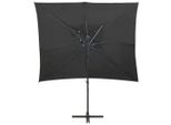 Vidaxl Ombrello Ampel Con Ventilazione 250X250 Cm Antracite