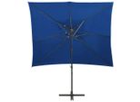 Vidaxl Ombrello Ampel Con Ventilazione 250X250 Cm Blu Azzurro