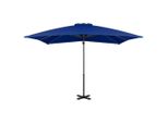 Vidaxl Ombrello Semaforo Con Palo In Alluminio 250X250 Cm Azzurro