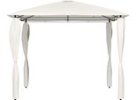 Vidaxl Padiglione Con Coperture Per Pali 3X3X2,6 M Crema 160 G/M²