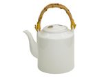 Teiera Clayre & Eef 1500 Ml Porcellana Bianca