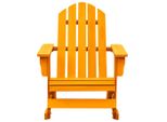Syfax™ Sedia A Dondolo Giardino Adirondack In Legno Di Abete Arancione