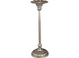 Candeliere Clayre & Eef Ø 13X40 Cm Ferro Color Argento