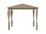 Vidaxl Padiglione Con Copripalo 3X3X2,6 M Taupe 160 G/M²