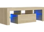 Mobile Tv Con Luci Led Rovere Sonoma 120X35X40 Cm