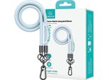 Usams Cordino Universale Per Telefono 1,2 M Blu/Blu Zb282Gs02 (Us-Zb282)