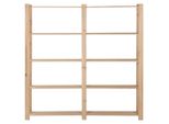 Vidaxl Scaffale A 5 Ripiani 170X28,5X170 Cm In Legno Di Pino Massiccio