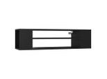Pensile Tv Nero 100X30X26,5 Cm In Legno