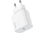 Usams ŁAd. Rete. 1Xusb-C T65 Pd20W (Solo Testa) Pd Ricarica Veloce Bianco/Bianco Cc226Tc01 (Us-Cc226)