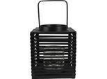 Lanterna Clayre & Eef 21X21X25 Cm Bambù Nero