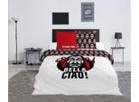 La Casa De Papel Bettbezug Bella Ciao - Baumwolle - Schwarz/Weiß