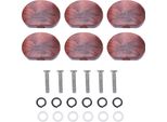 6 Parti/Set Di Pioli Di Accordatura Teste Di Macchina Manopole Acriliche Per Chitarra (#5)